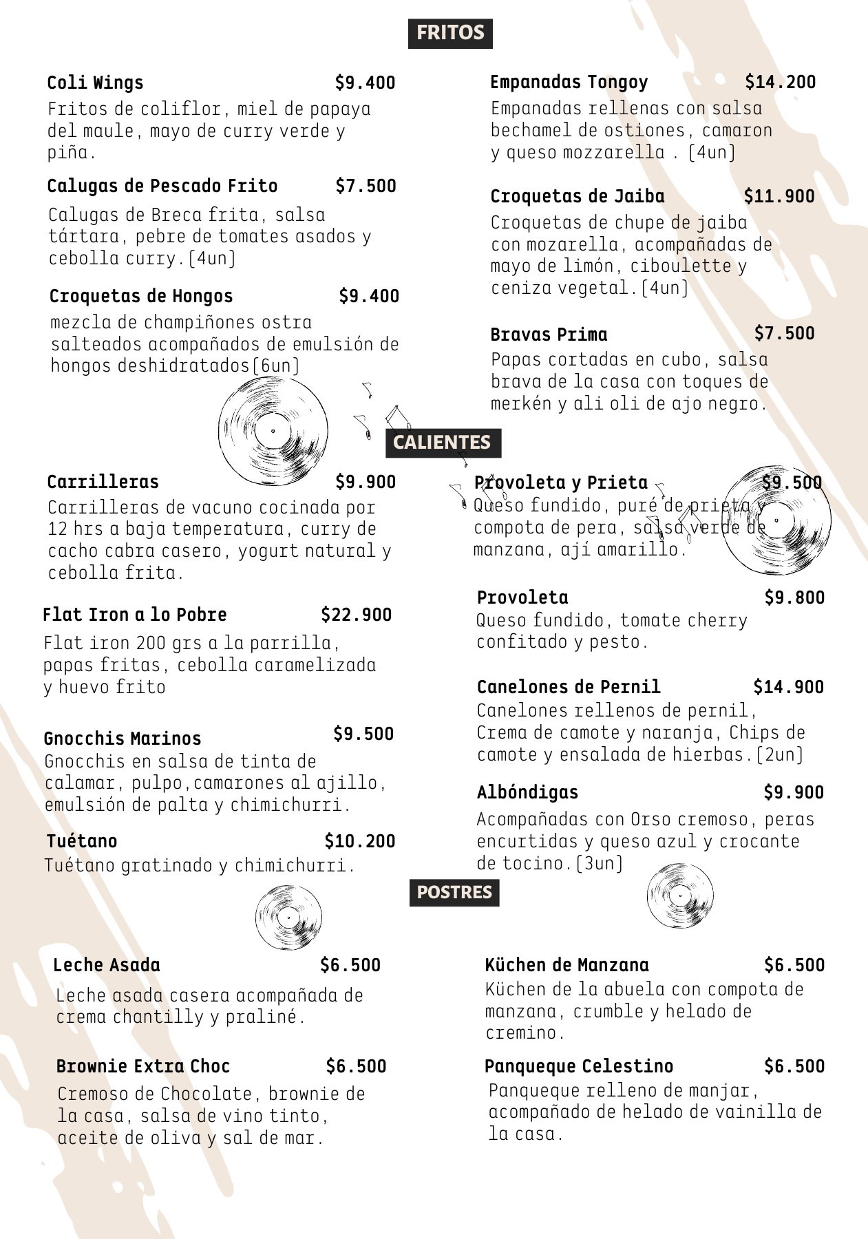 Página 2 de 5 de la carta original